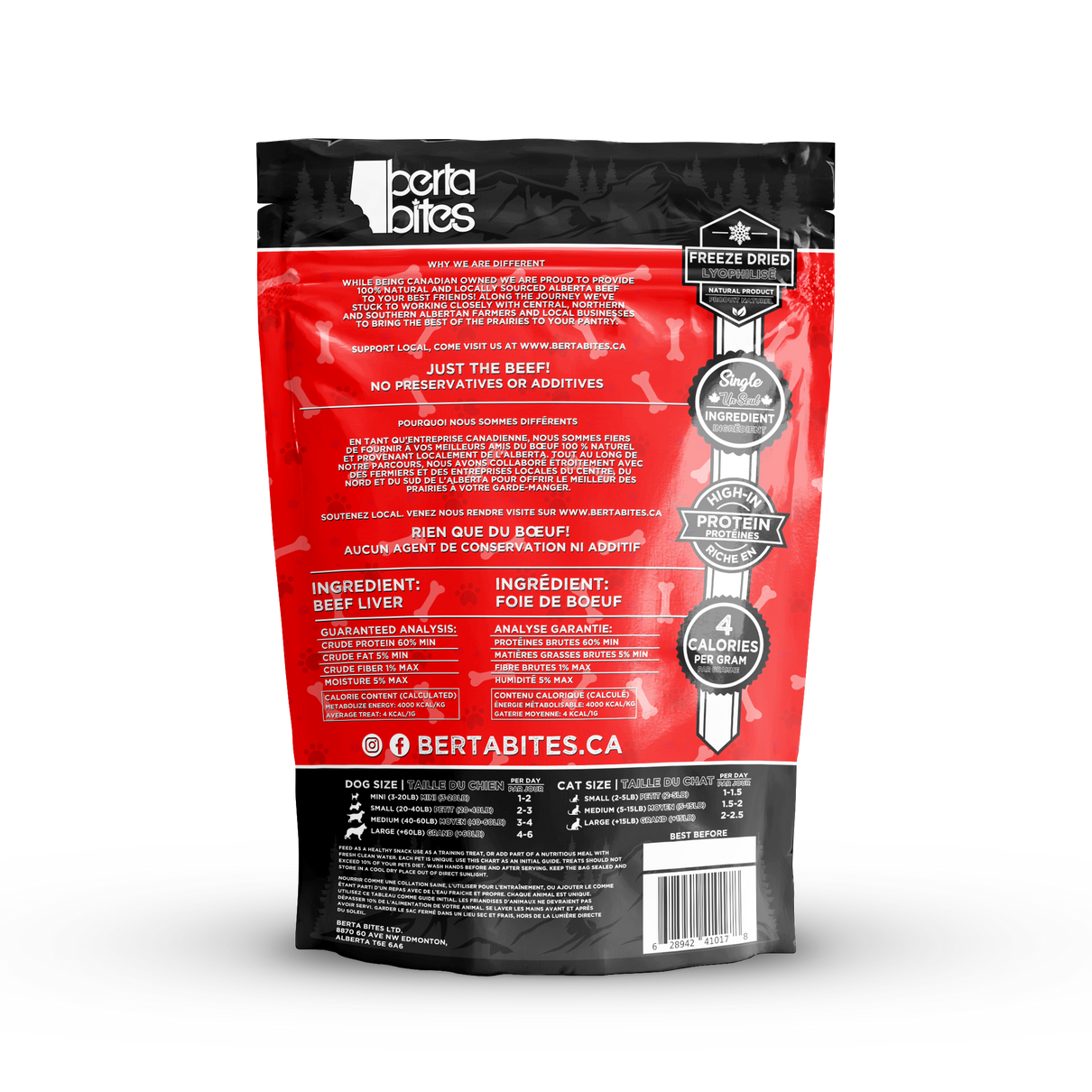 Freeze Dried Beef Liver - 125g