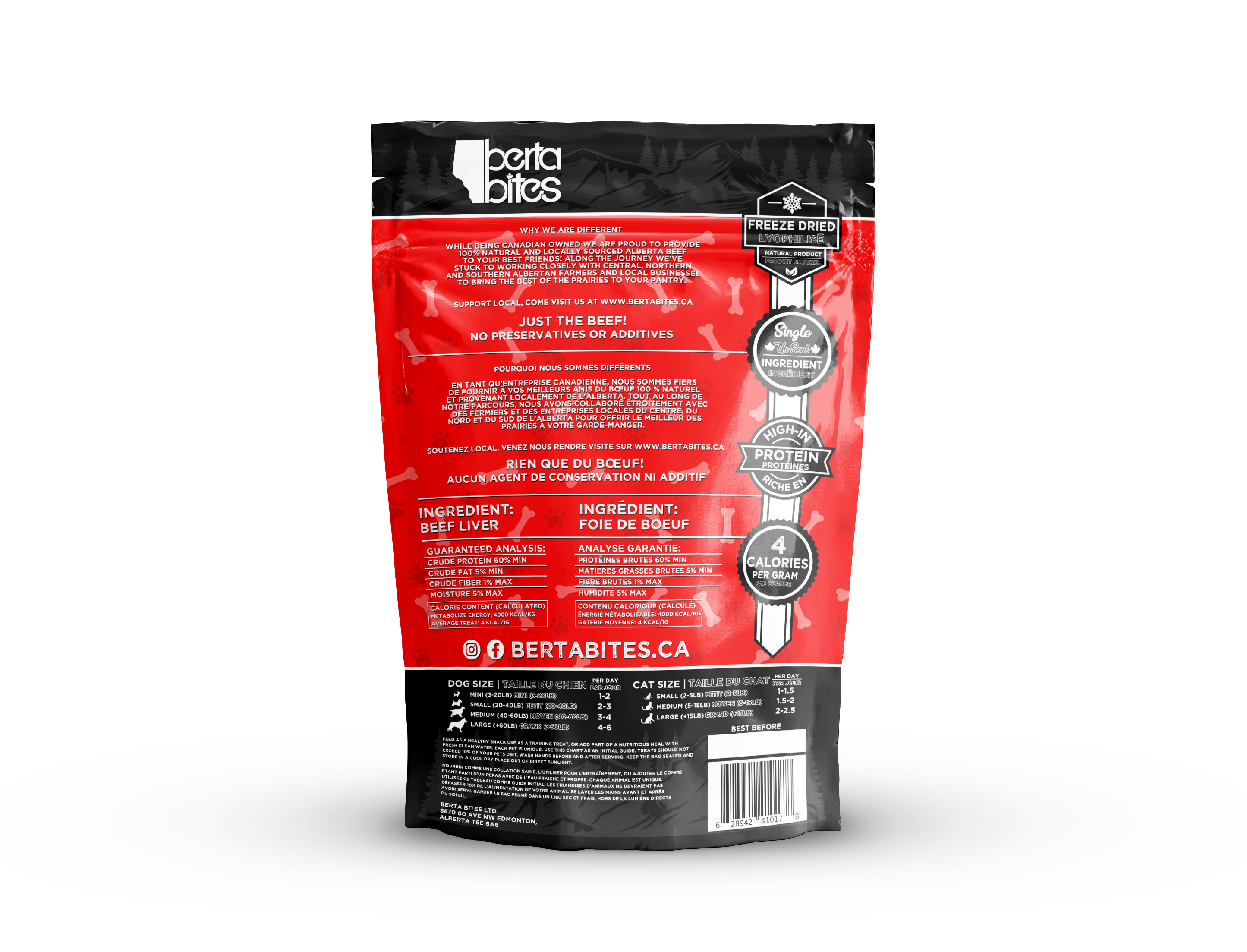 Freeze Dried Beef Liver - 125g