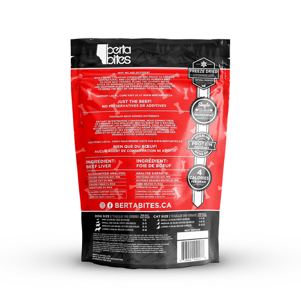Freeze Dried Beef Liver - 125g