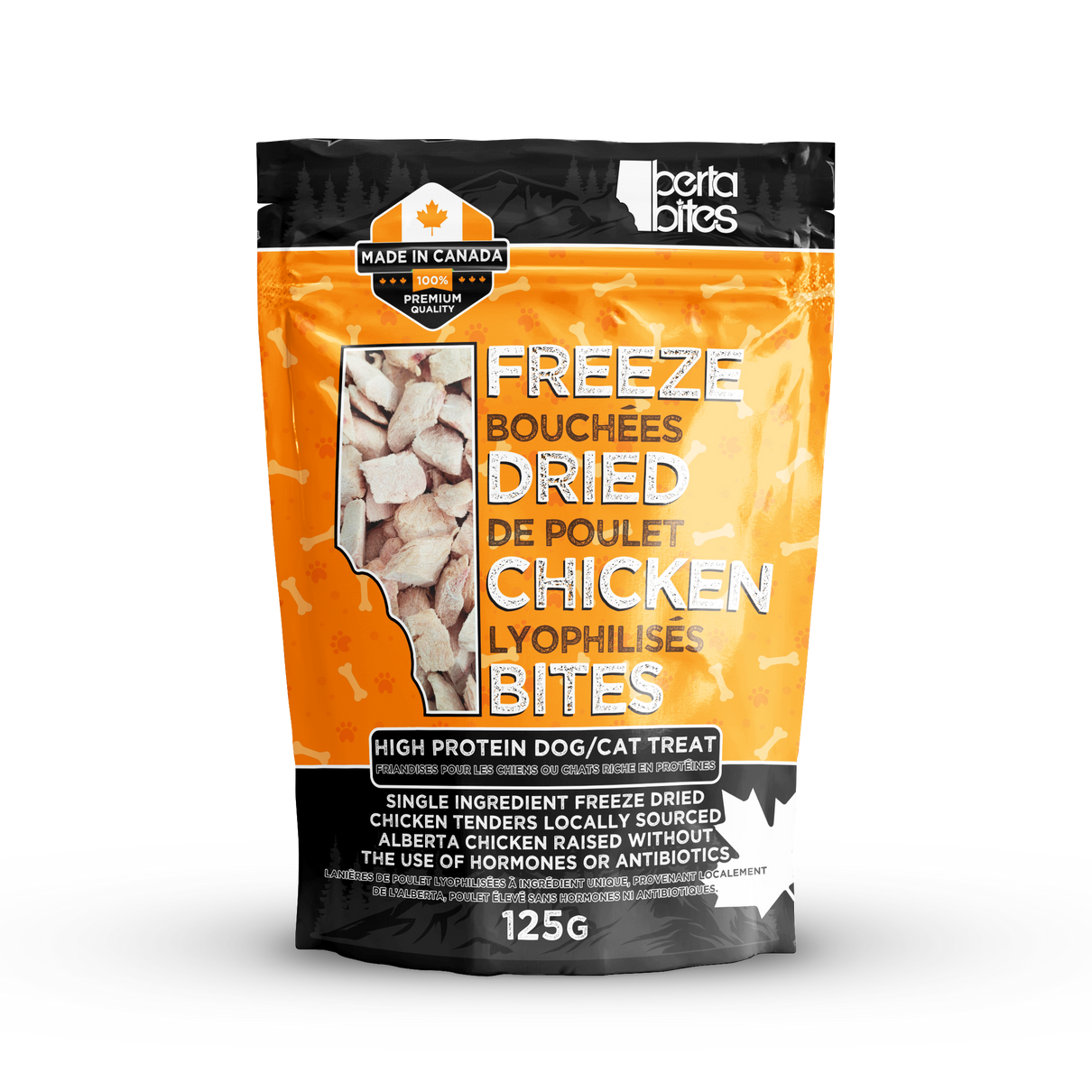 Freeze Dried Chicken Tender Bites - 125g