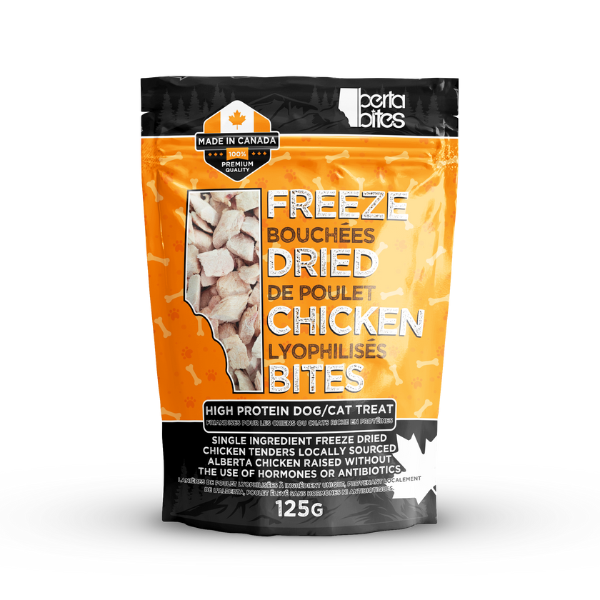 Freeze Dried Chicken Tender Bites - 125g
