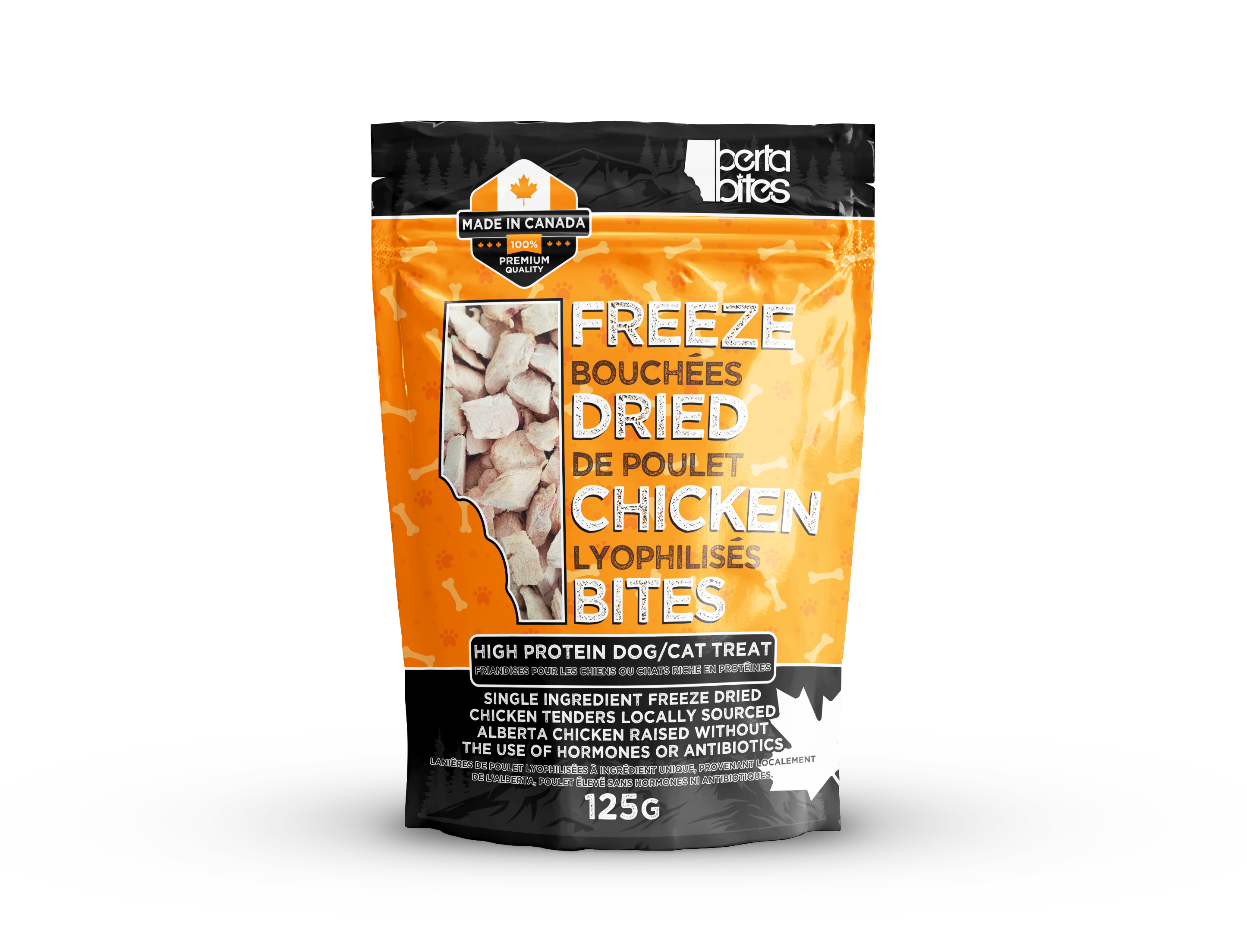 Freeze Dried Chicken Tender Bites - 125g