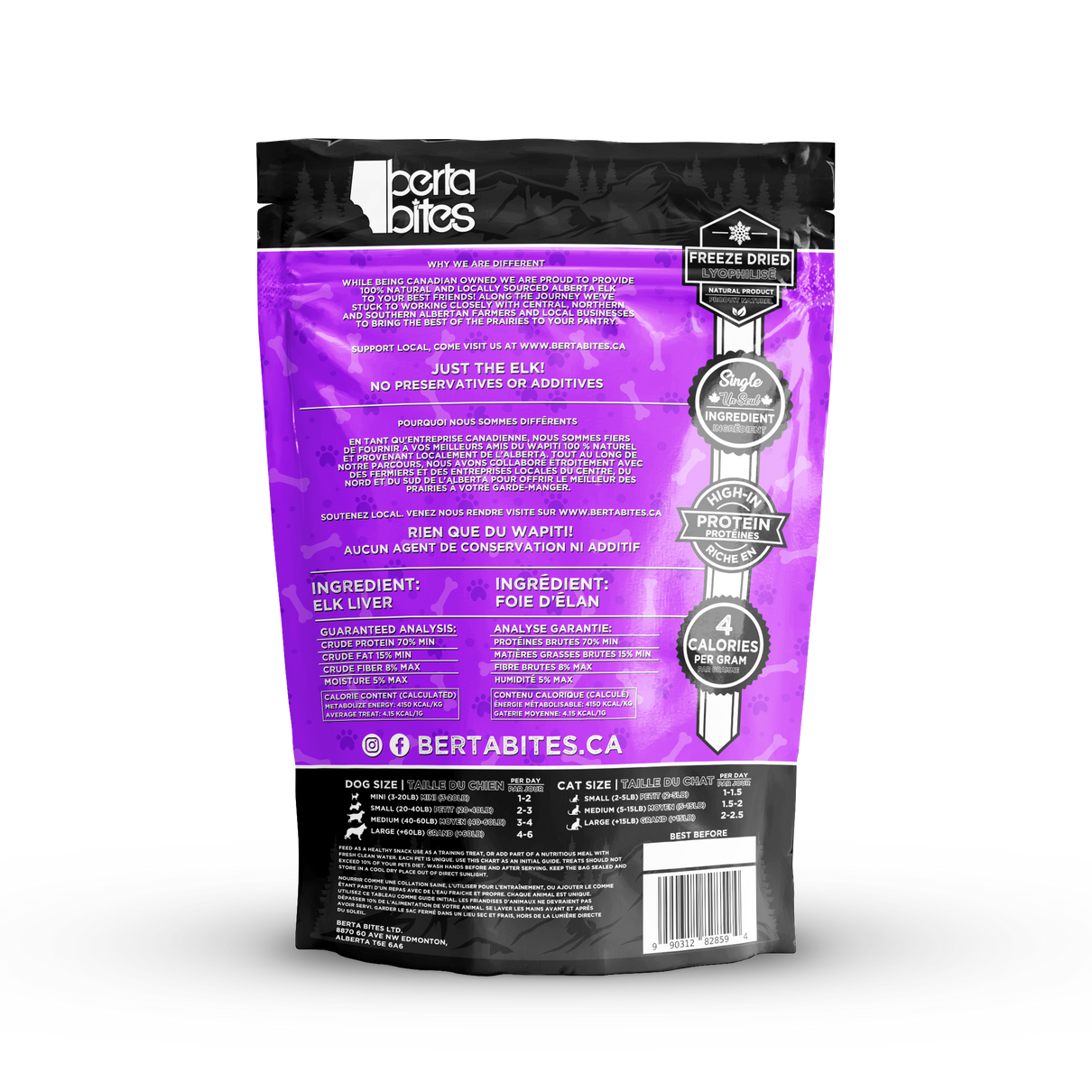Freeze Dried Elk Liver - 125g