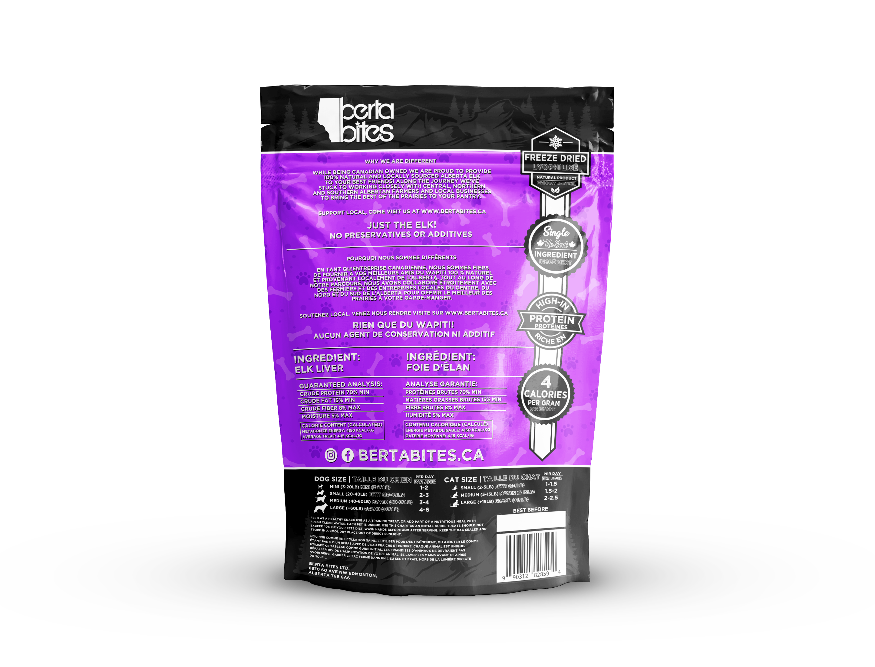 Freeze Dried Elk Liver - 125g