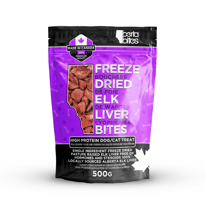 Freeze Dried Elk Liver - 500g