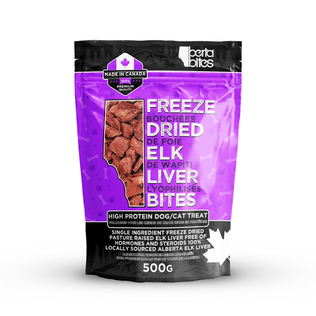Freeze Dried Elk Liver - 500g
