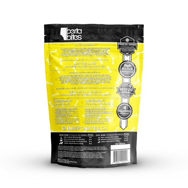 Freeze Dried Lamb Lung - 500g