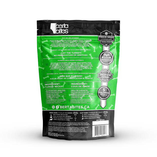 Freeze Dried Turkey Necks - 8PC