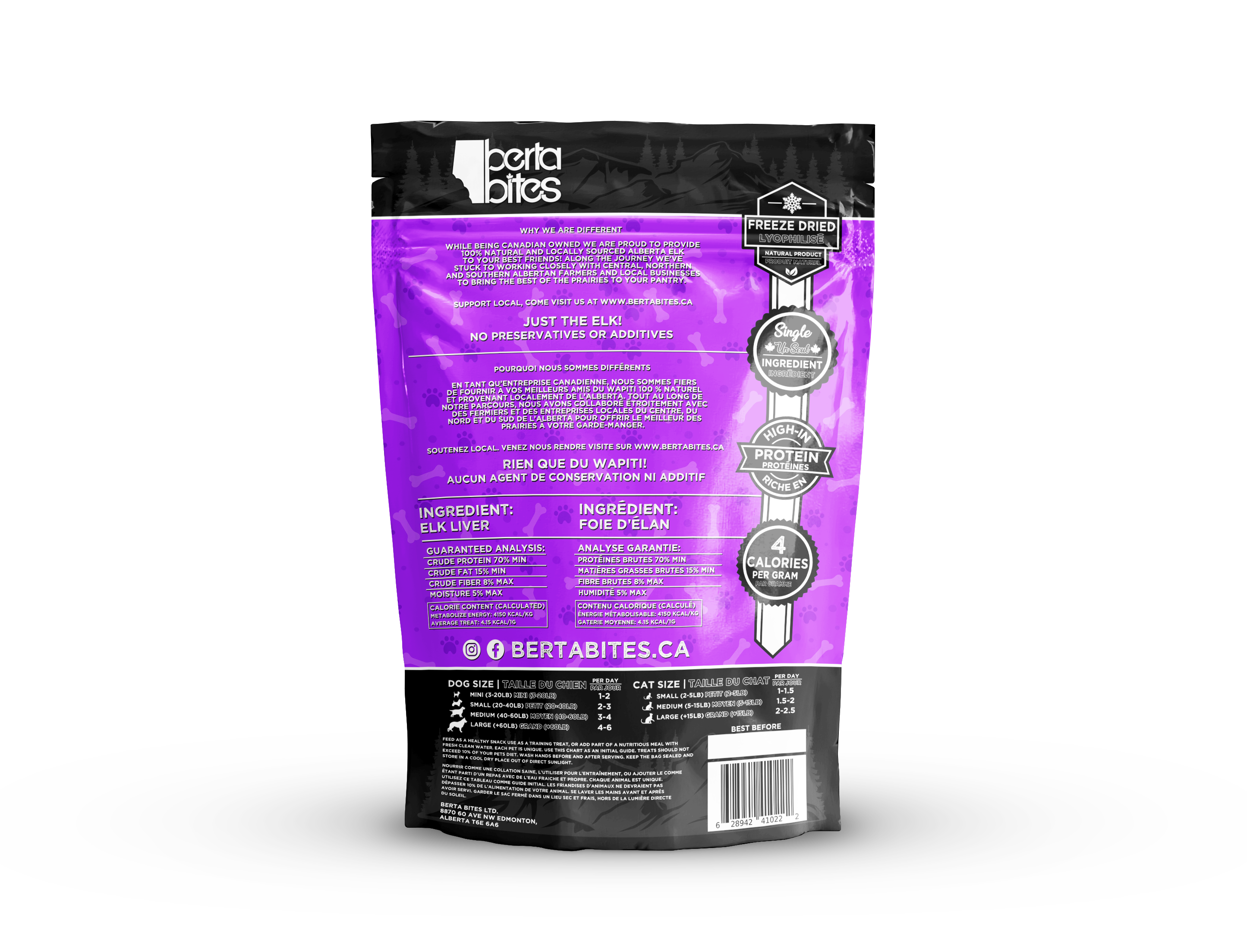 Freeze Dried Elk Liver - 50g